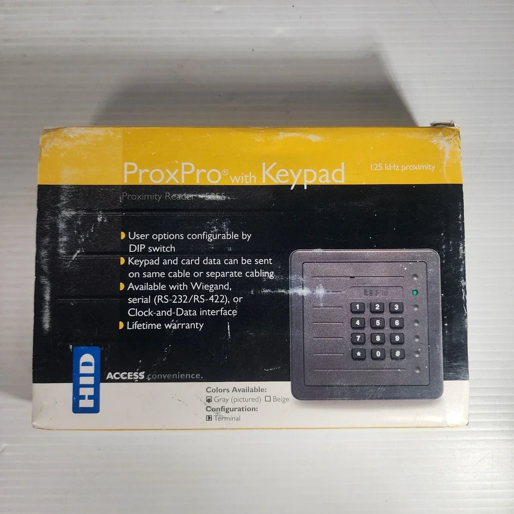 READ HID 5355AGK14 ProxPro with Keypad Access Control Reader Gray - Assa Abloy‎